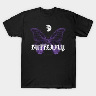 Butterfly | Metamorphosis | Aesthetic | Purple T-Shirt